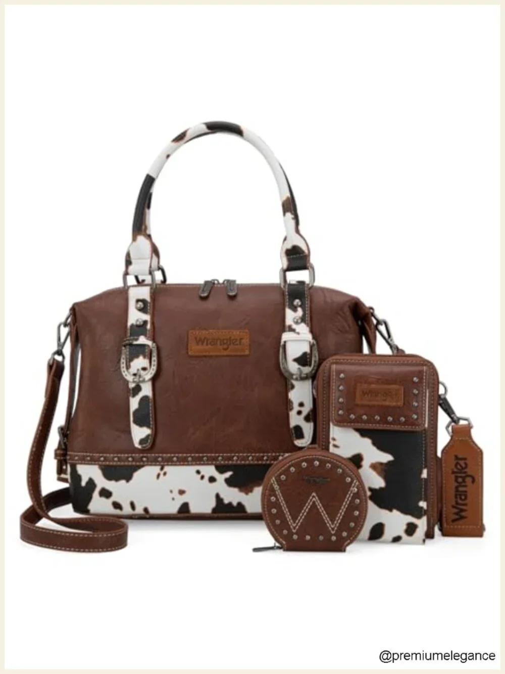 3 Piece Doctor Bag Set with Travel Makeup Bag - Satchel Set